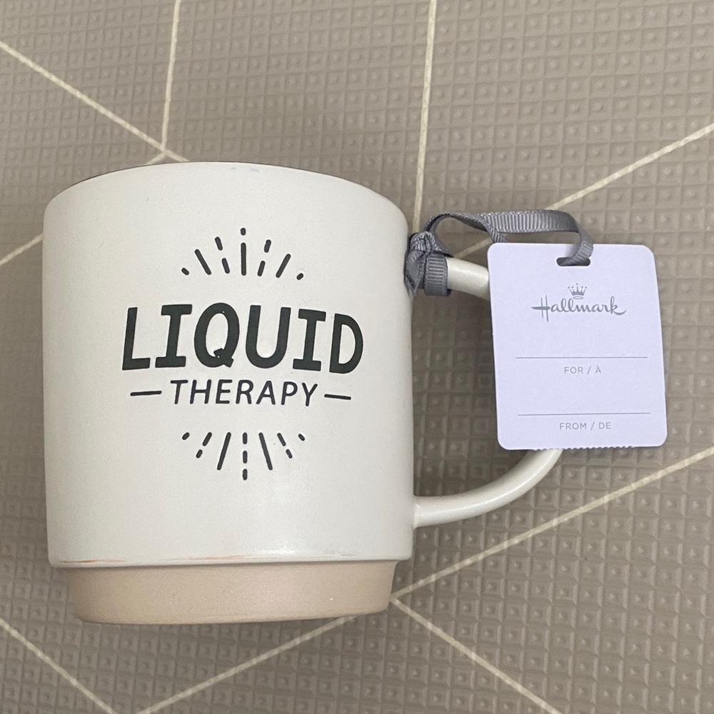 2 for $10 or 3 for $12- Hallmark Cream and Tan Liquid Therapy Mug